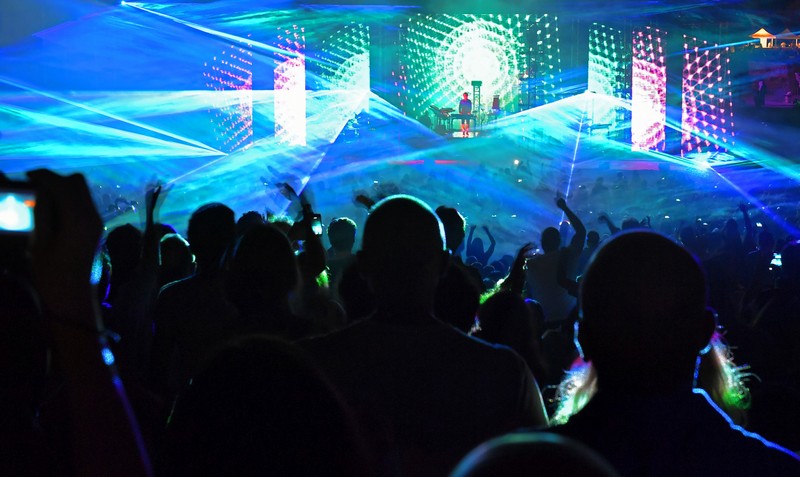 Jean Michel Jarre at Baalbeck Festival